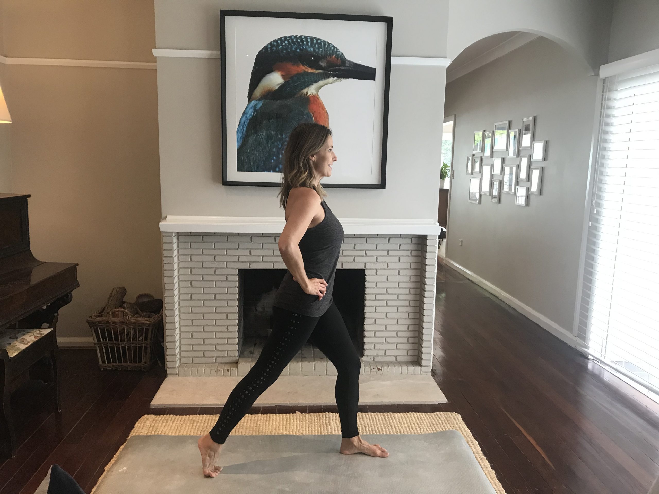 Booty Lunge Exercise At Home